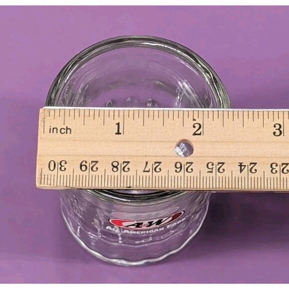 Vintage A&W Root Beer Small Mini Glass Old Logo A and W Mug 3" Shot Glass - Picture 8 of 8